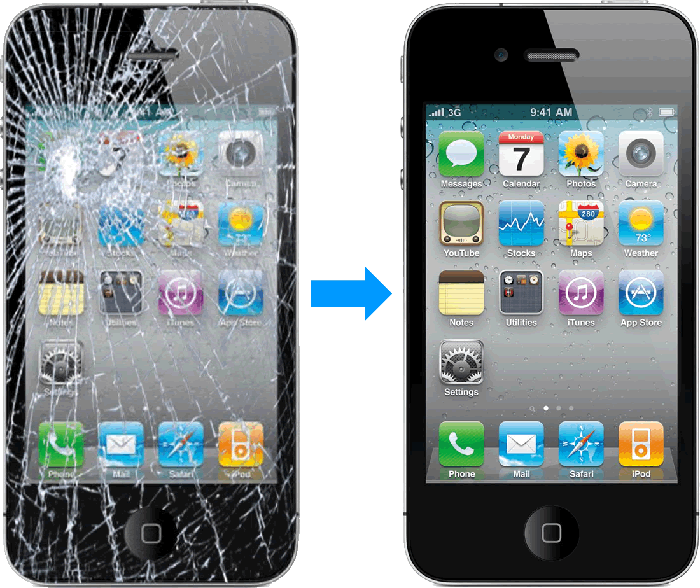 Thay Mặt Kính iPhone 4S chính hãng
