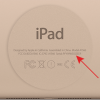 số serial trên ipad