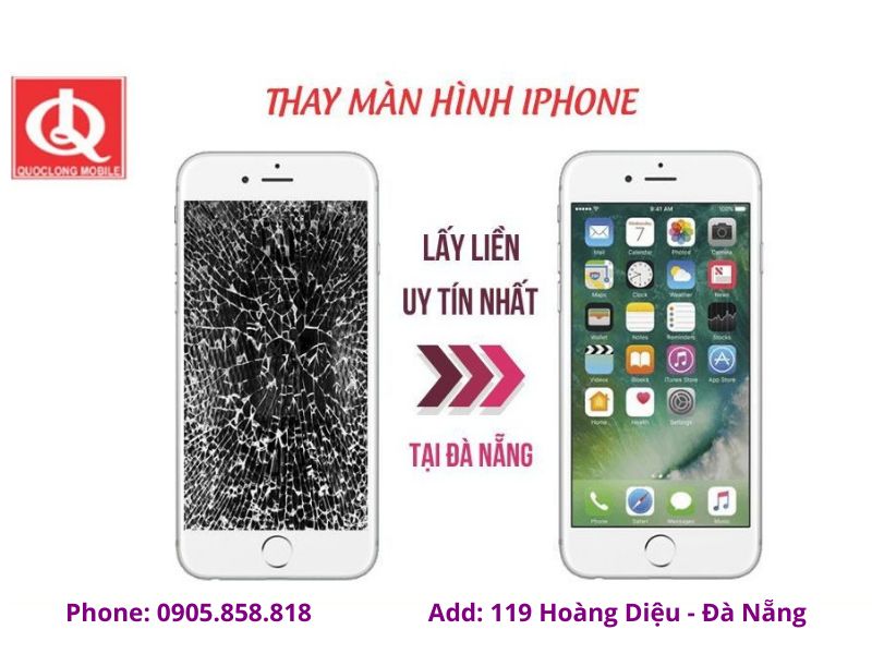 Thay, Ép kính Iphone Đà Nẵng Giá Rẻ